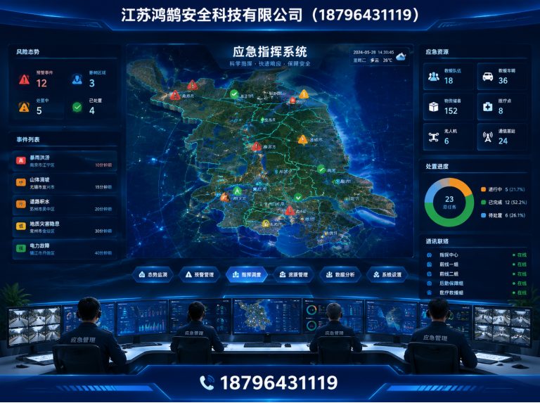 中山应急指挥系统展示图